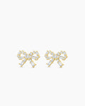 Fancy Bow Earrings || option::18K Gold Plated