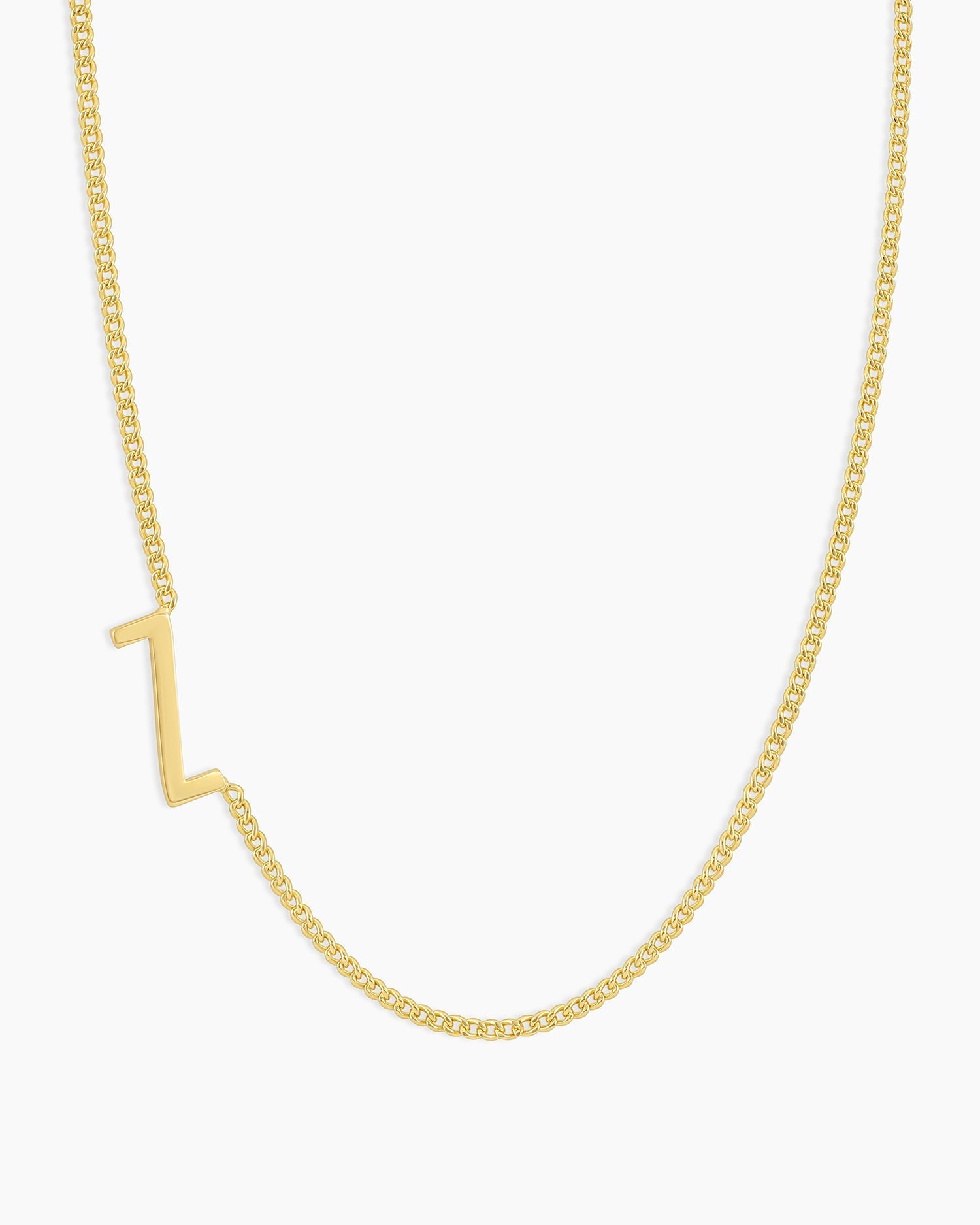 Wilder Alphabet Necklace Alphabet Necklace #Z || option::18K Gold Plated, Z