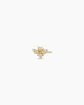 Diamond Bee Stud || option::14K Solid Gold