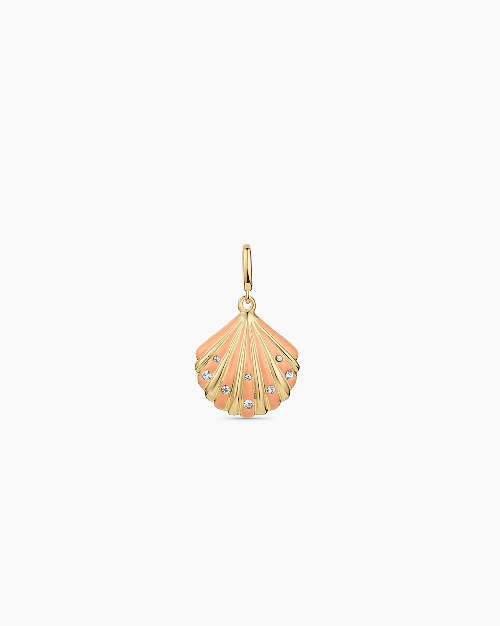 Scallop Shimmer Parker Charm || option::18K Gold Plated