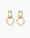 Charlie Drop Hoops || option::18K Gold Plated