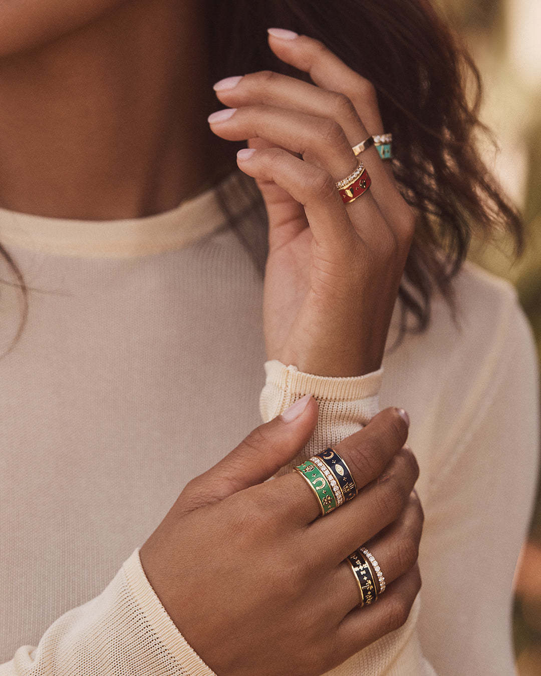 Feeling Lucky Ring || option::18K Gold Plated