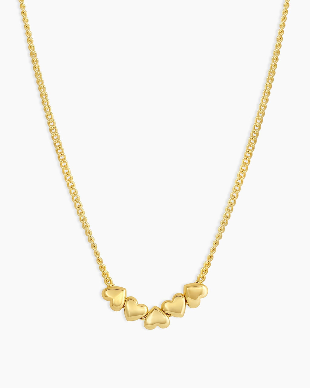 Lou Heart Necklace || option::18K Gold Plated