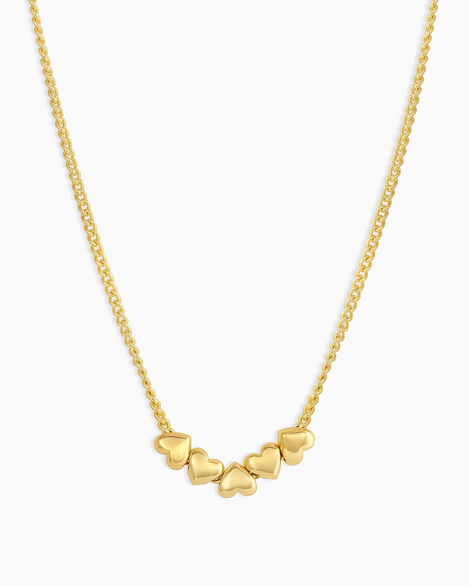 Lou Heart Necklace || option::18K Gold Plated
