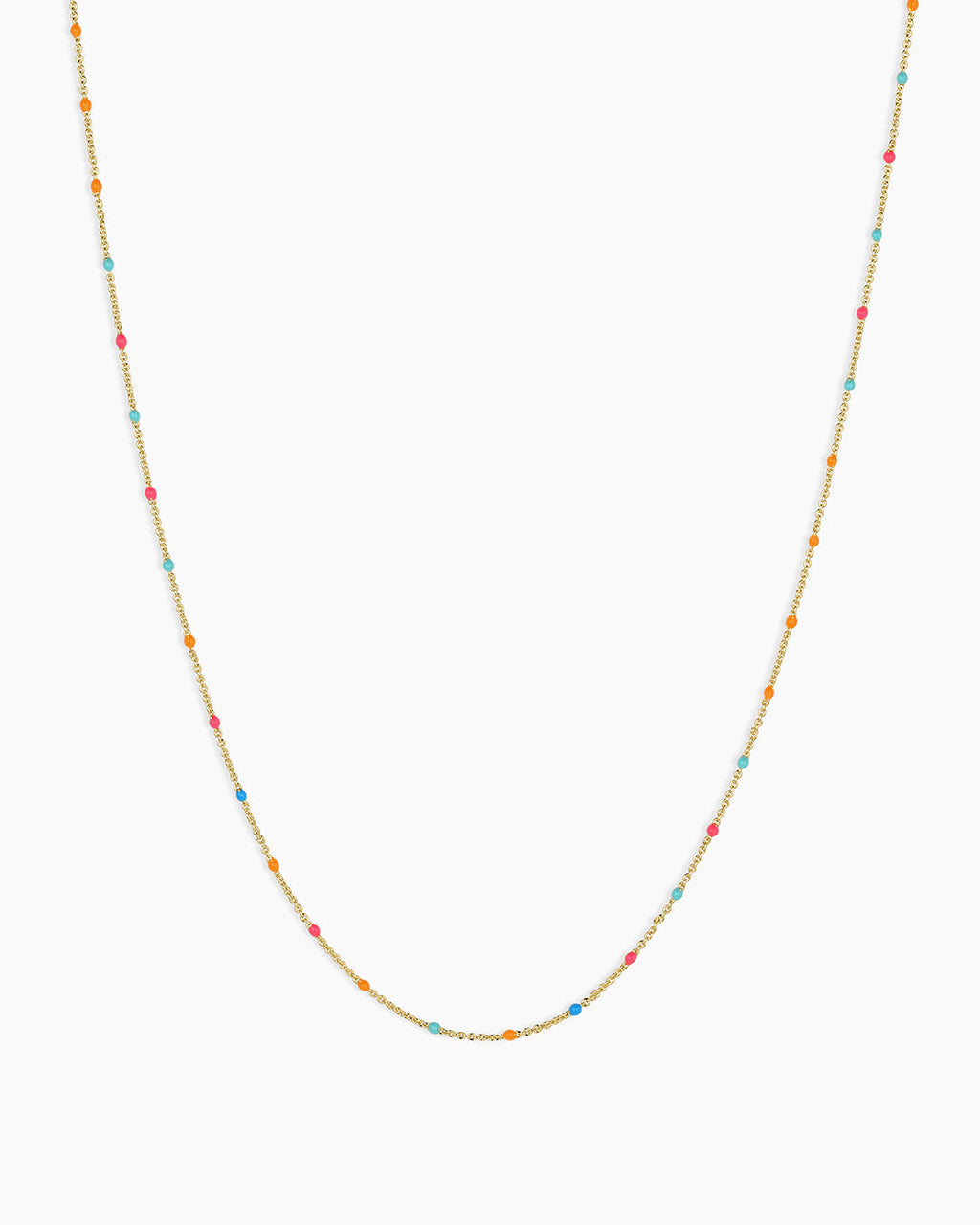 Capri Short Necklace || option::18K Gold Plated, Miami