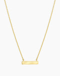 18K Gold Plated engravable Necklace || option::18K Gold Plated