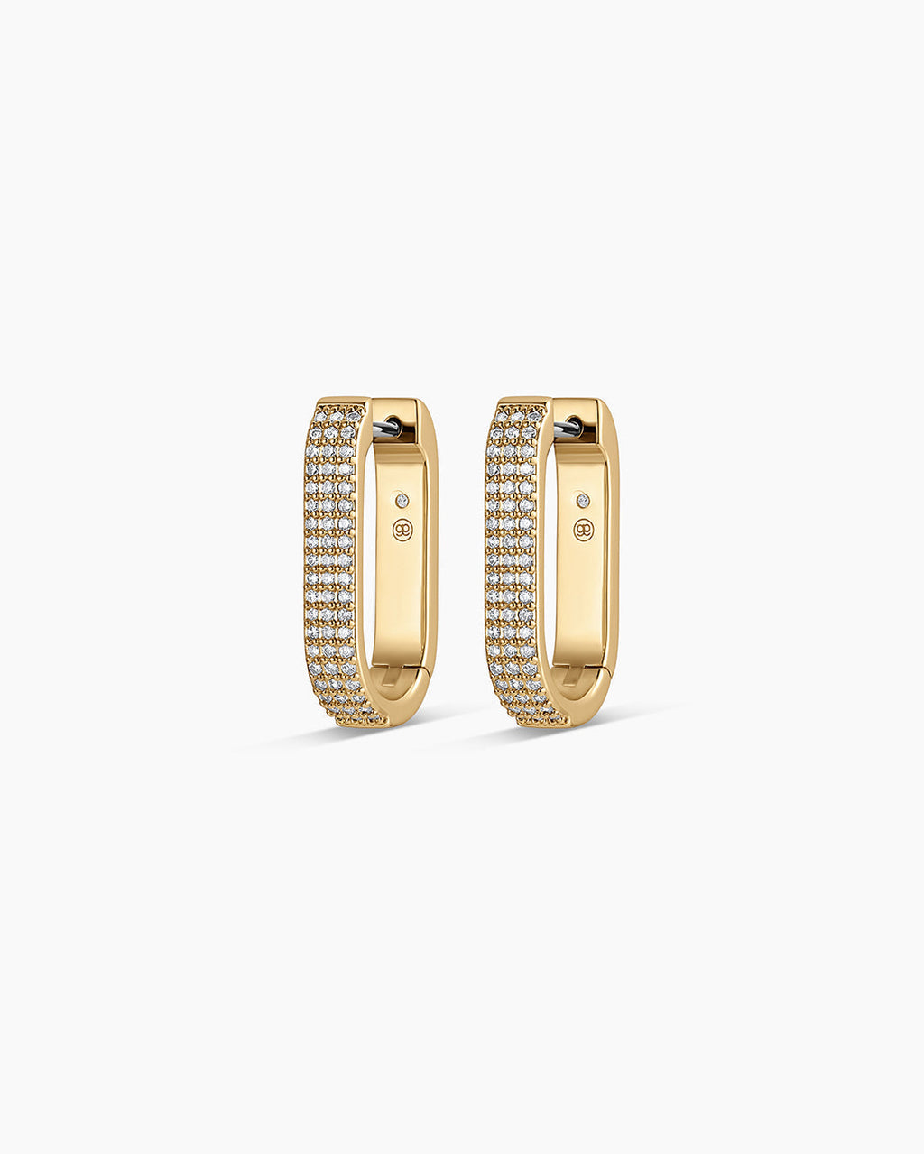 Parker Shimmer Huggies || option::18K Gold Plated