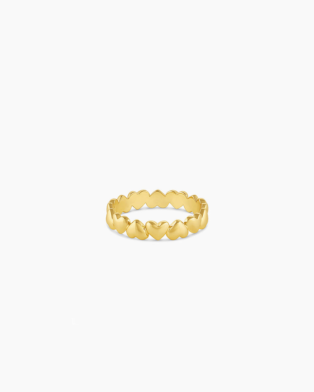 Lou Heart Ring || option::18K Gold Plated
