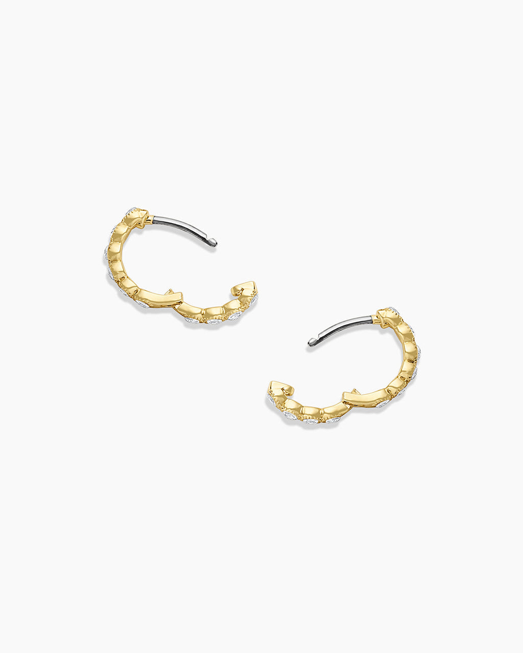 Madison Huggie || option::18K Gold Plated