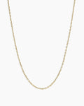 14K Gold Delicate Link Chain || option::14K Solid Gold