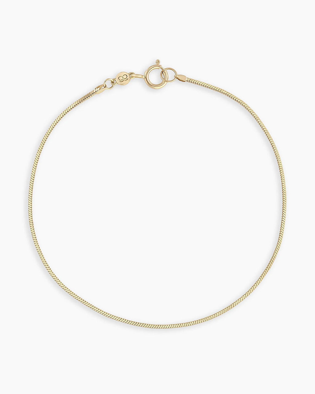 Micro Mini Venice Bracelet || option::14K Solid Gold, 6.5 in.