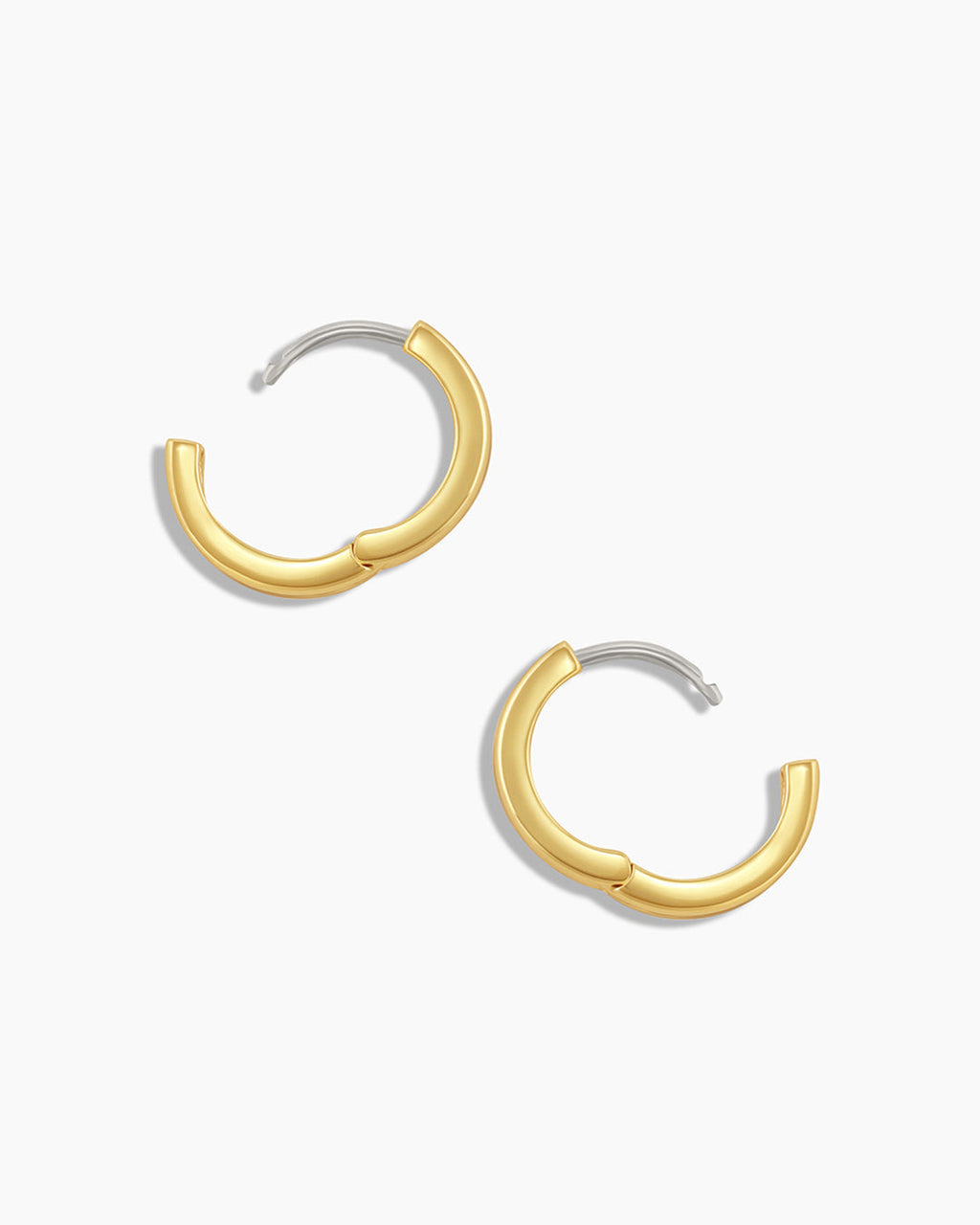 Reed Hoops || option::18K Gold Plated