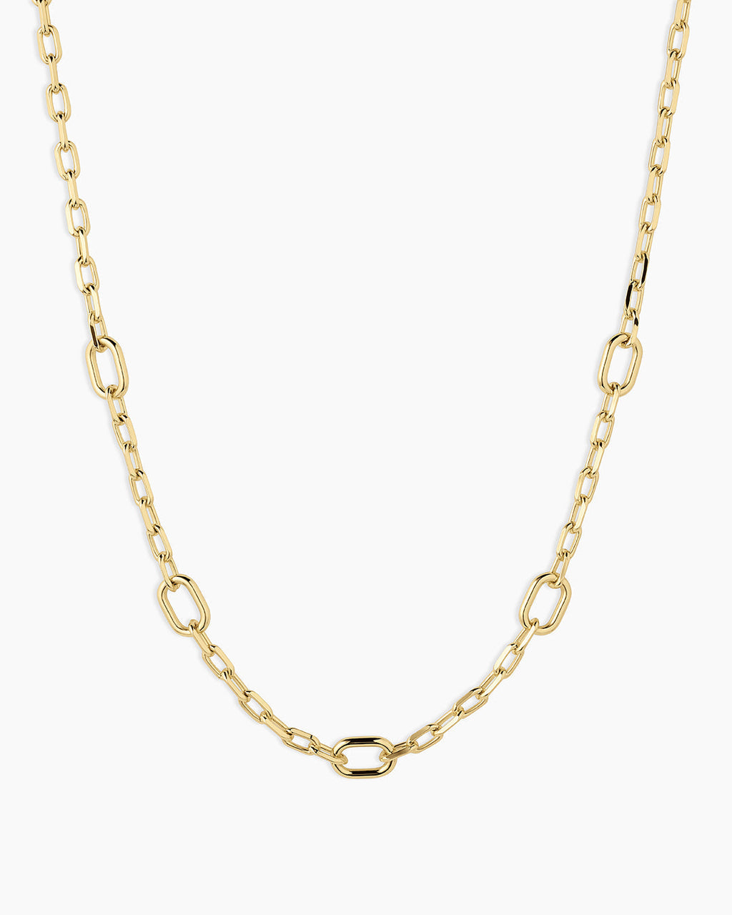 Parker Link Necklace || option::18K Gold Plated