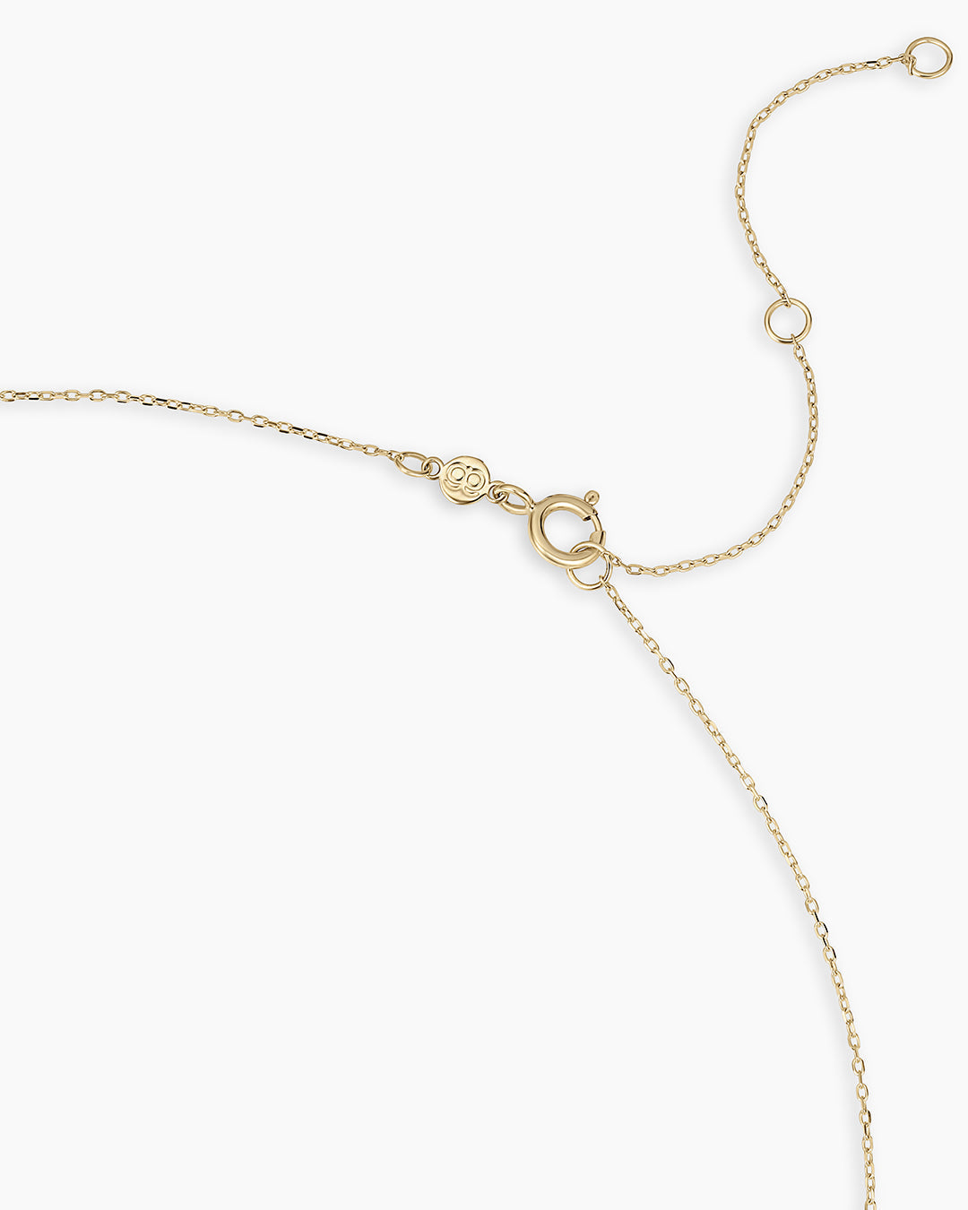 14K Gold Birthstone Halo Charm Necklace || option::14K Solid Gold, Blue Sapphire - September