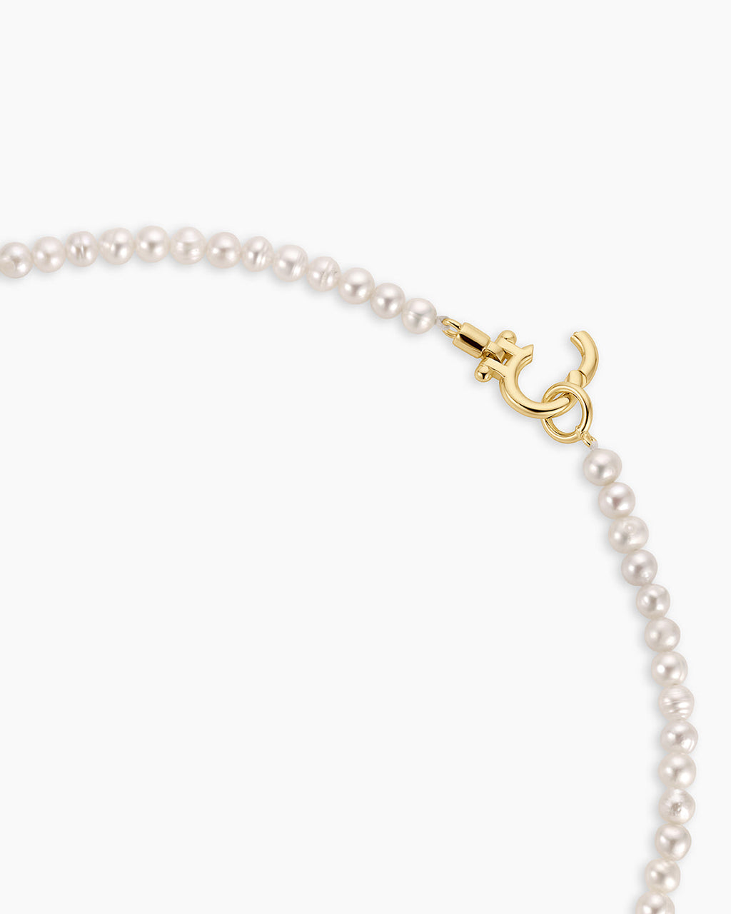 Lou Pearl Necklace || option::18K Gold Plated