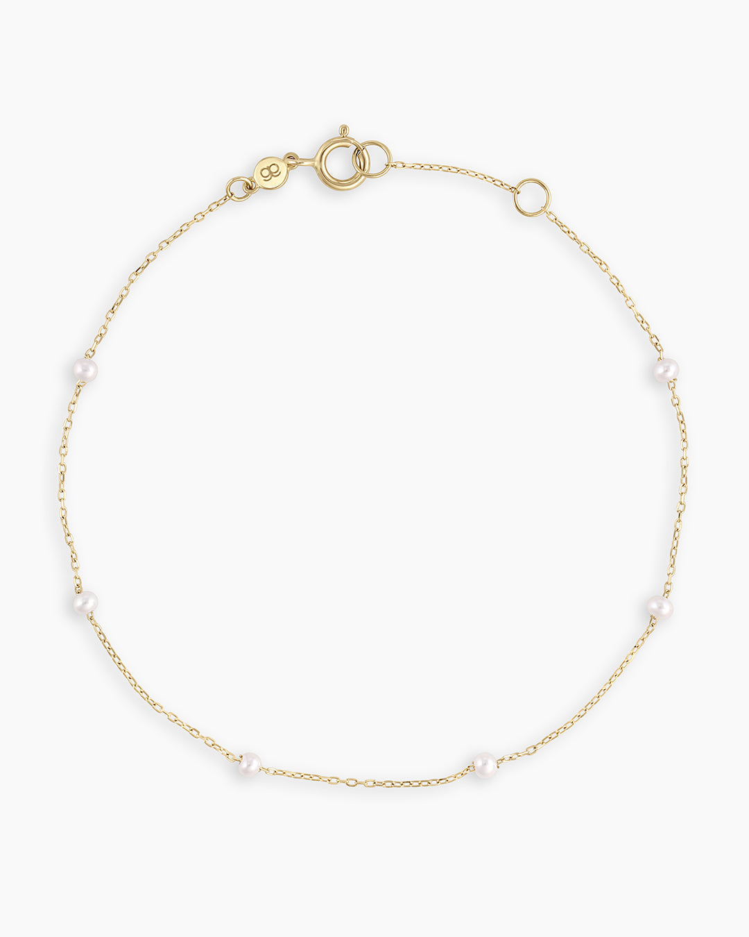 Pearl Newport Bracelet || option::14K Solid Gold