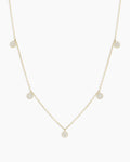 Diamond Pavé Flutter NecklaceDiamond Necklace || option::14K Solid Gold