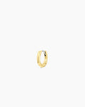 Taner Charm Huggie || option::18K Gold Plated