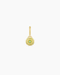 Birthstone Parker Charm || option::18K Gold Plated, Peridot - August