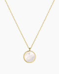 Zodiac Necklace - Aquarius, Astrology Coin Necklace, Aquarius Necklace || option::18K Gold Plated, Aquarius