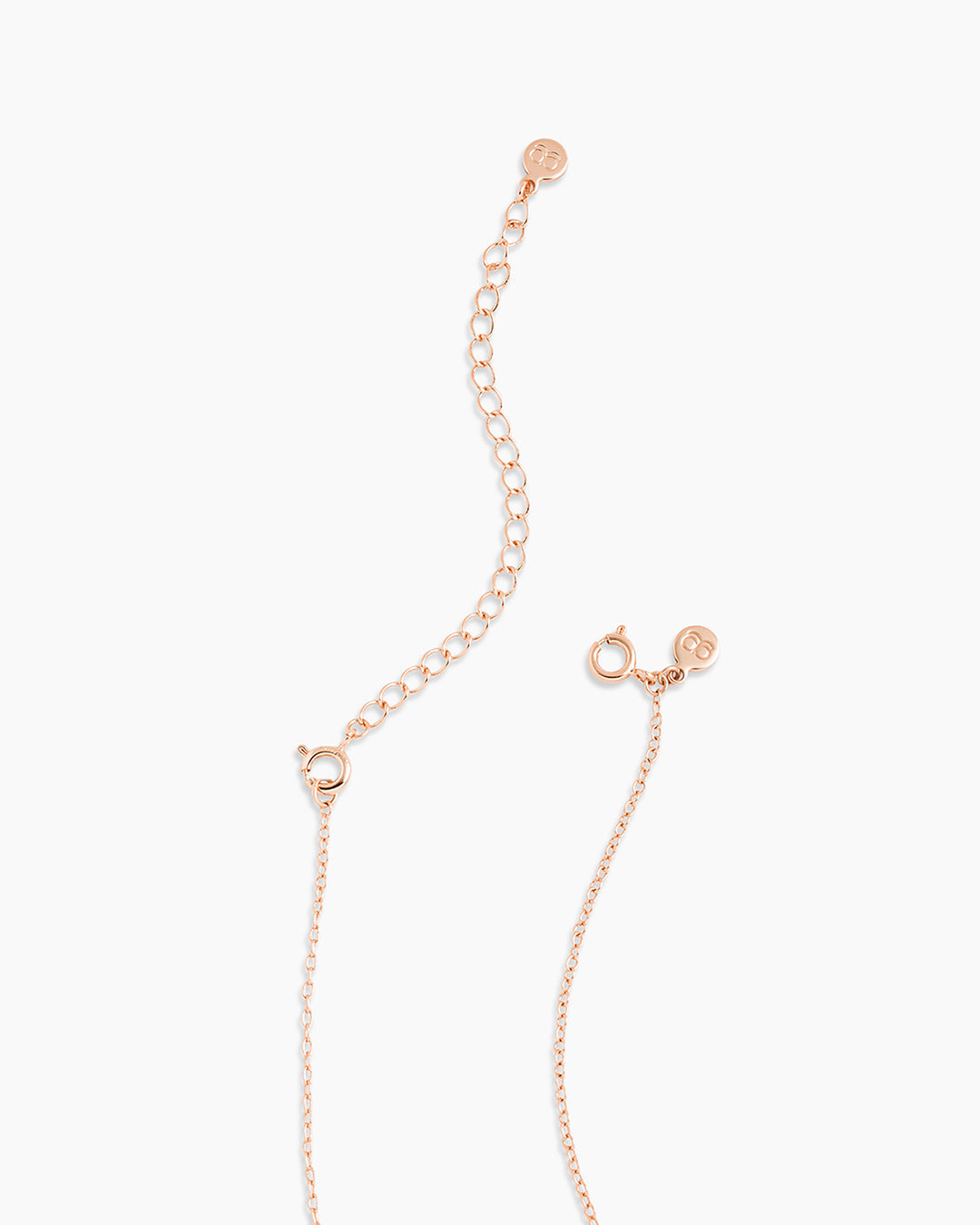 Rose 3" Necklace Extender set of 3 || option::Rose Gold Plated