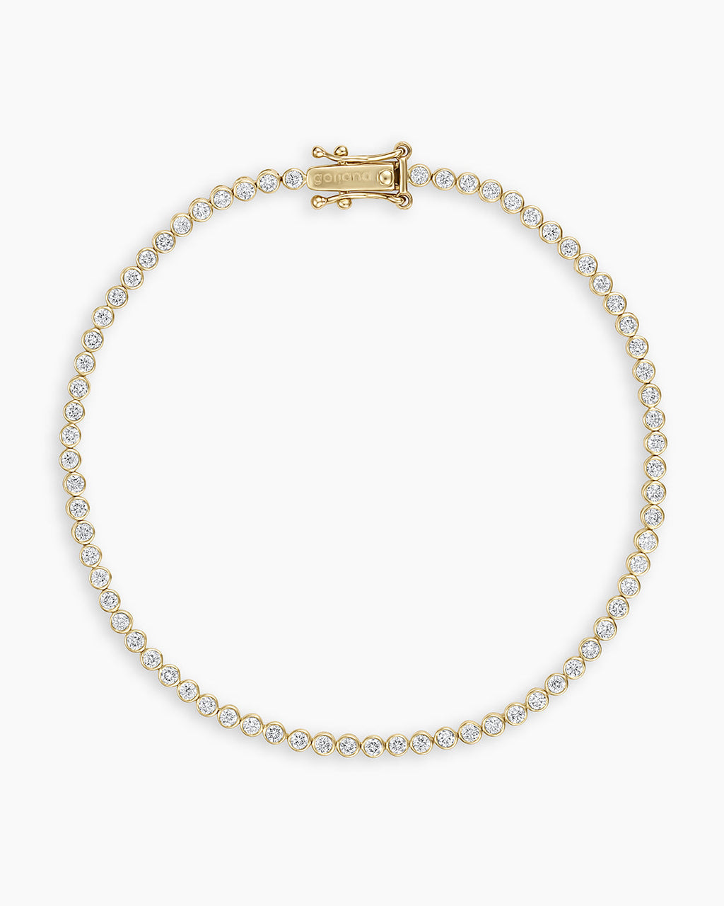 Classic Diamond Tennis Bracelet || option::14K Solid Gold
