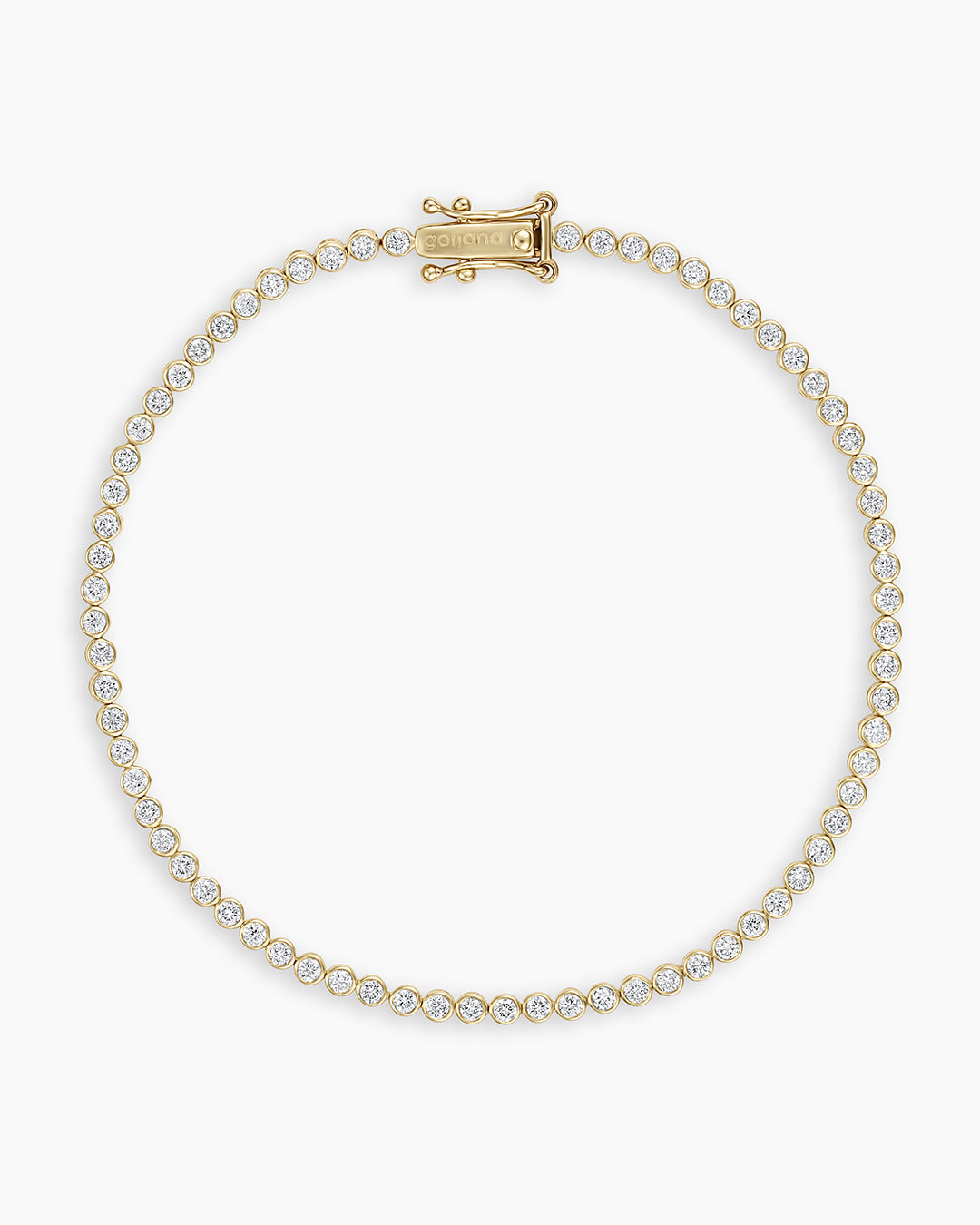 Classic Diamond Tennis Bracelet || option::14K Solid Gold