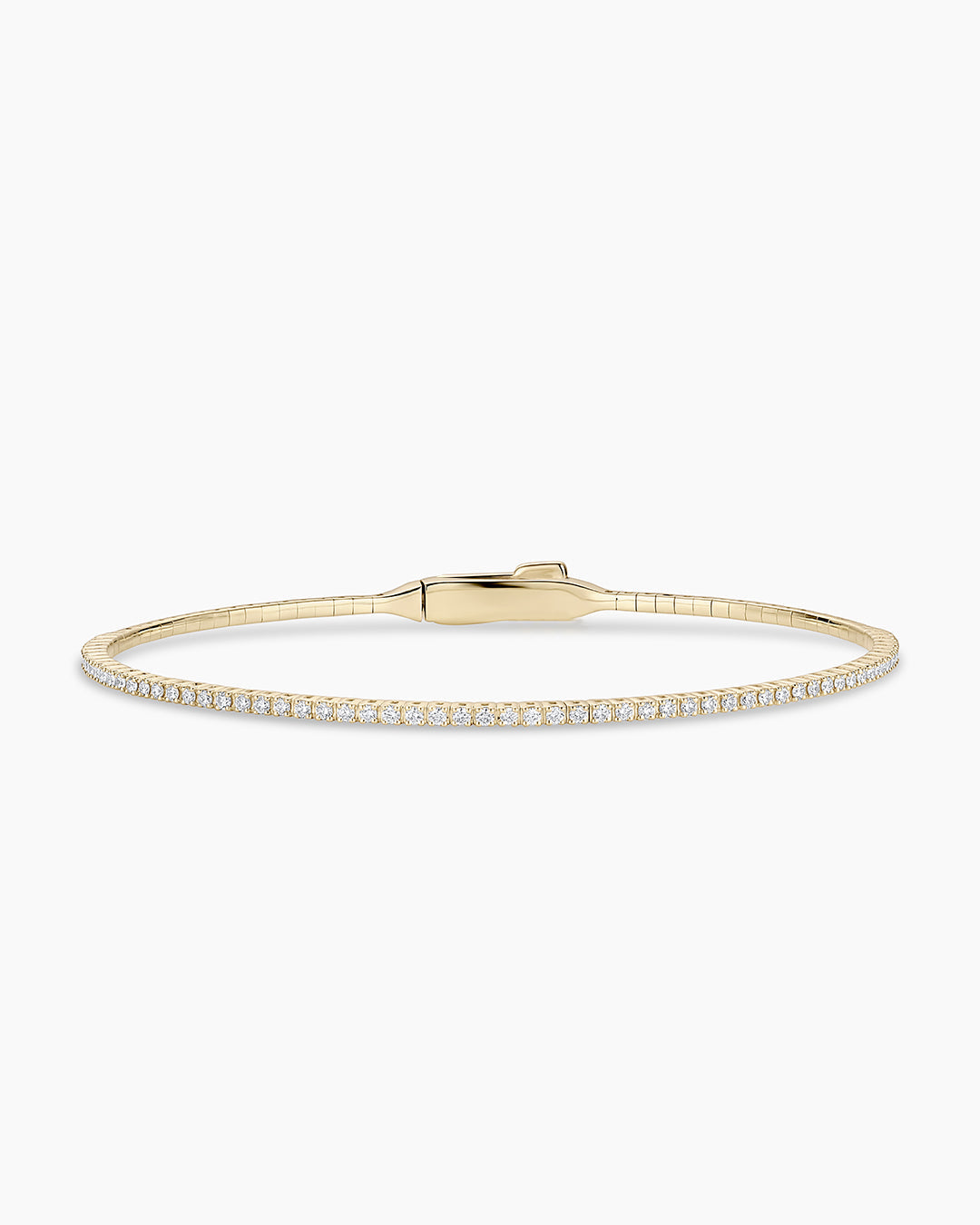 Diamond Melbourne Cuff || option::14K Solid Gold, 7 in.