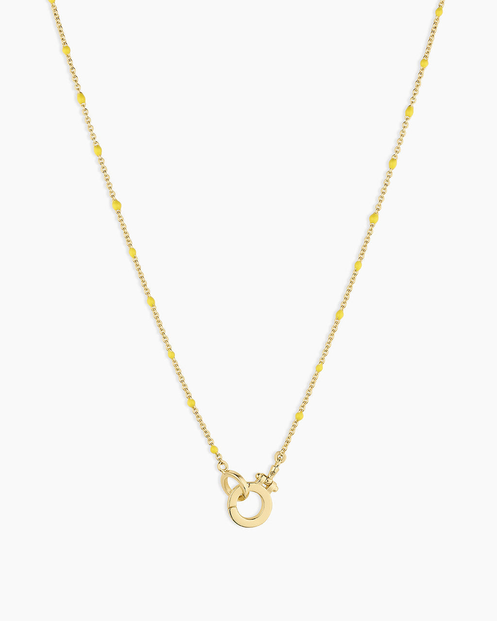 Capri Necklace || option::18K Gold Plated, Yellow