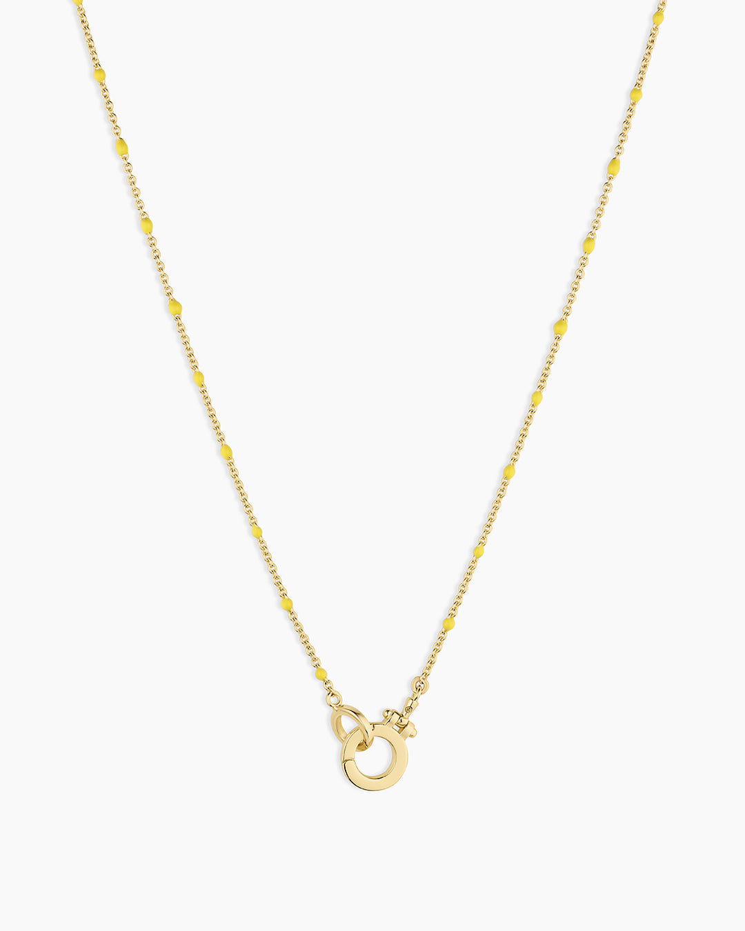 Capri Necklace || option::18K Gold Plated, Yellow