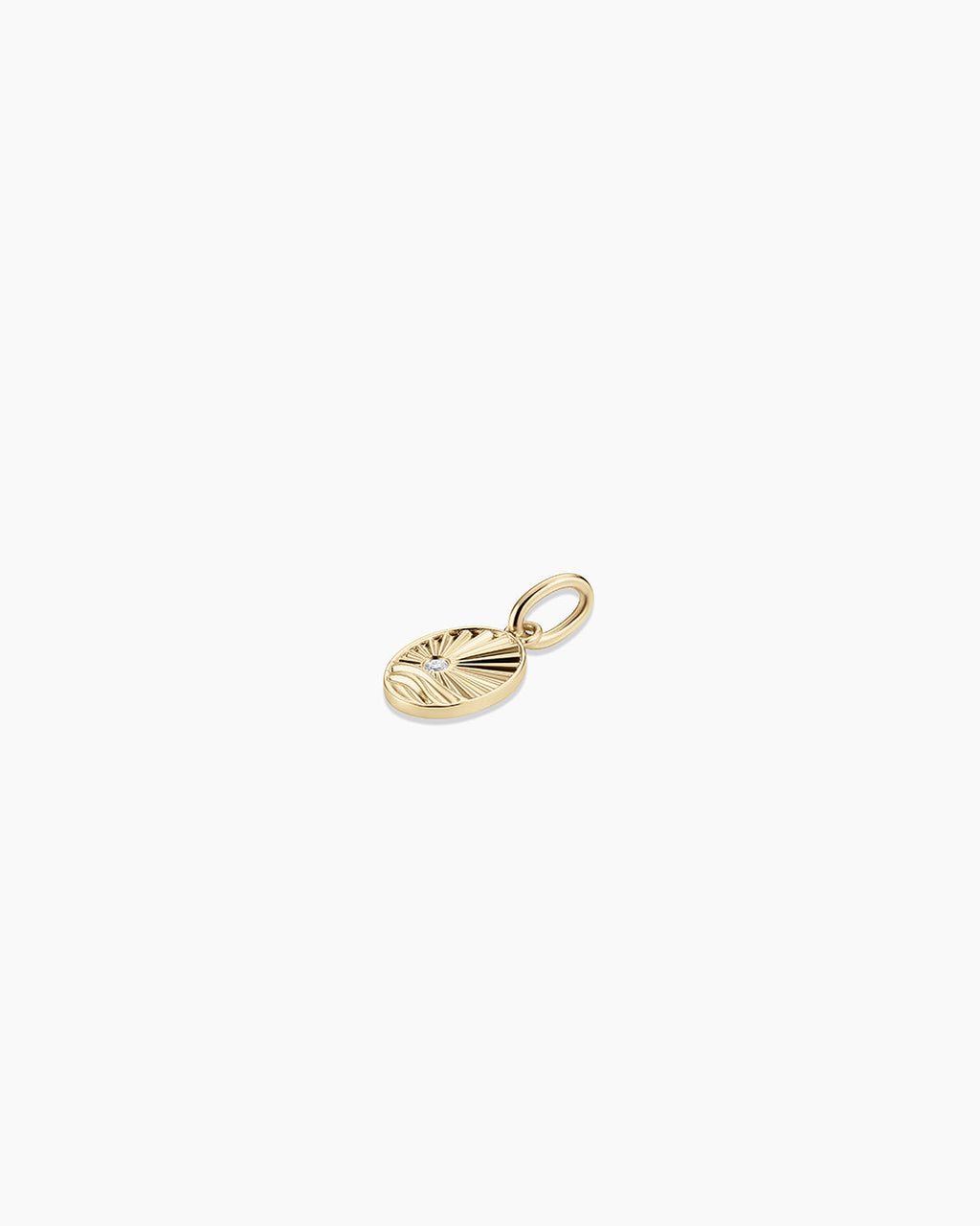 Diamond Beach Charm || option::14K Solid Gold