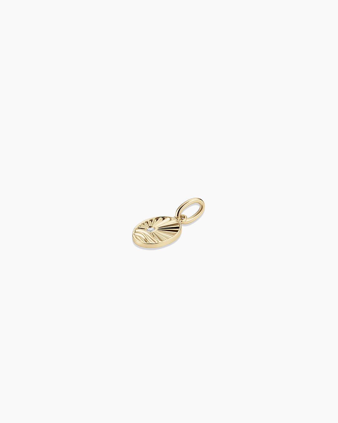 Diamond Beach Charm || option::14K Solid Gold
