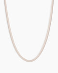 Brooks Necklace || option::18K Gold Plated, Cream