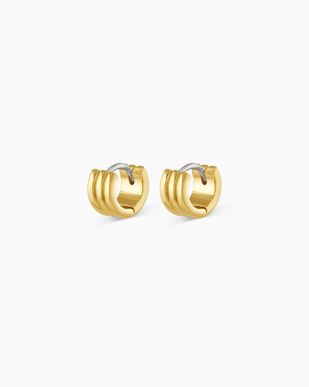 Reed huggies || option::18k Gold Plated