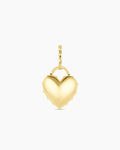 Heart Statement Charm || option::18K Gold Plated