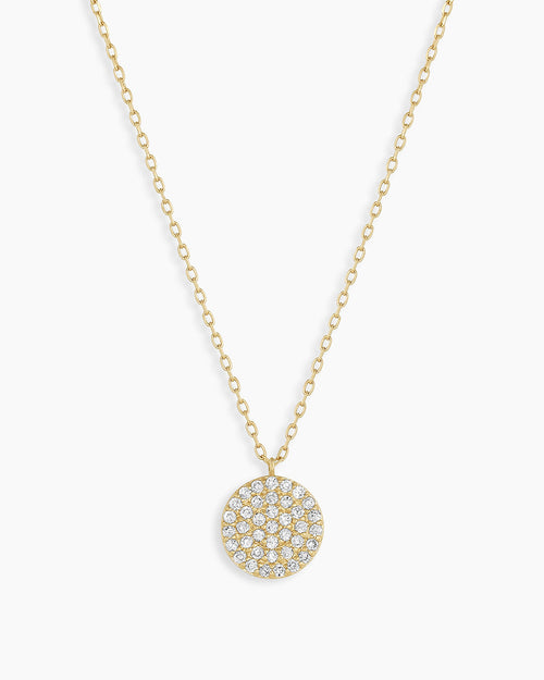 Diamond Pavé NecklaceDiamond Necklace || option::14K Solid Gold