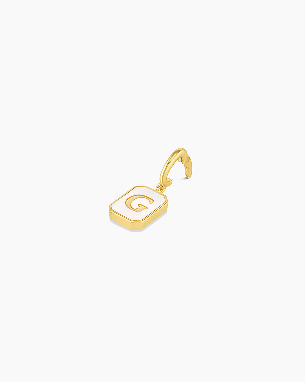 Vintage Alphabet Parker Charm #G || option::18K Gold Plated, G