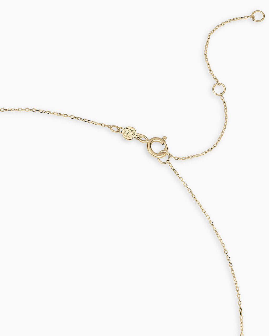 14K Gold Birthstone Halo Charm Necklace || option::14K Solid Gold, Citrine - November