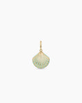 Scallop Stripe Parker Charm || option::18K Gold Plated
