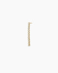 Lab Grown Diamond Classic Tennis Drop Single Earring || option::14K Solid Gold