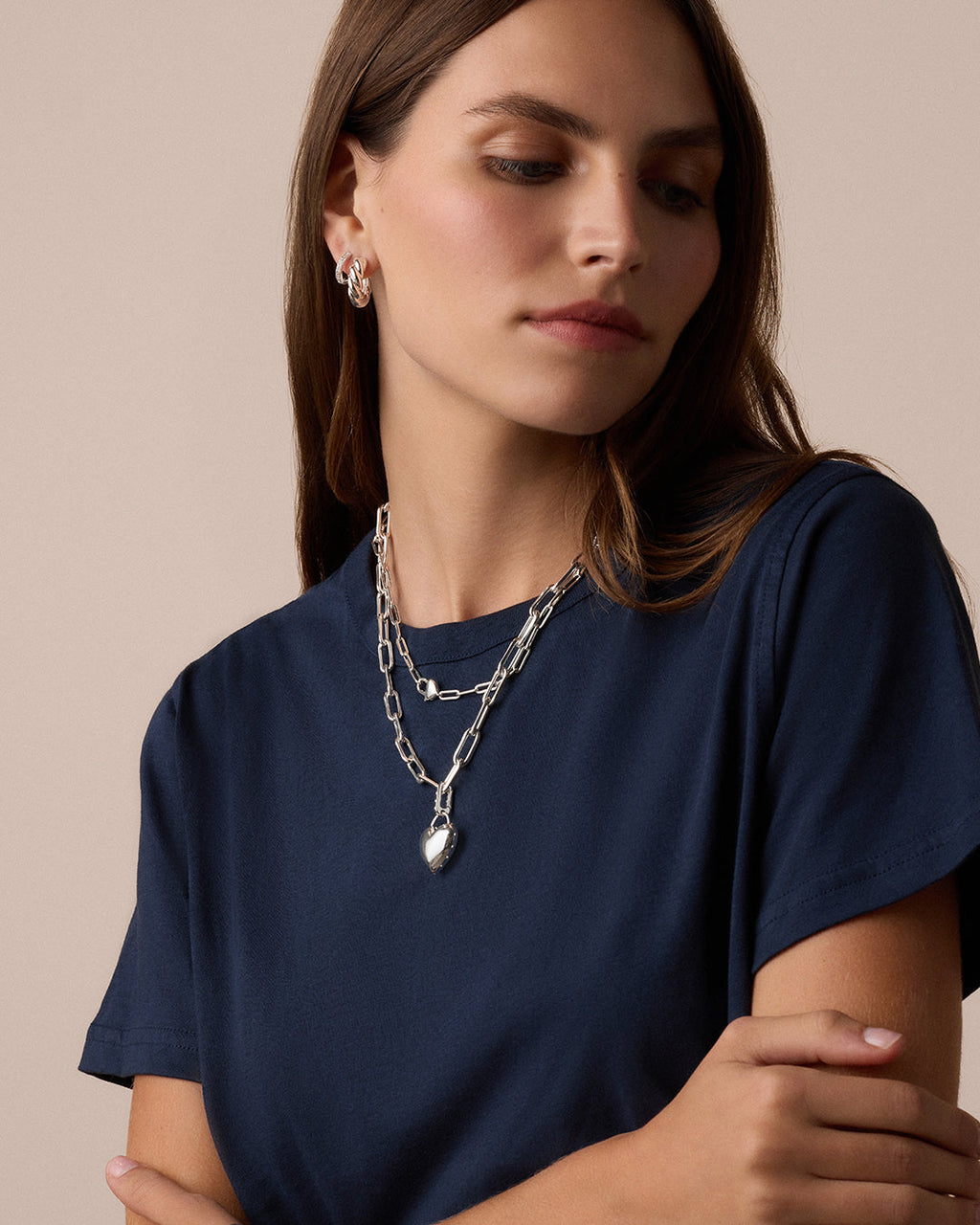 Parker XL Necklace || option::Silver Plated