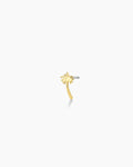 Palm Charm Stud || option::18K Gold Plated, Palm