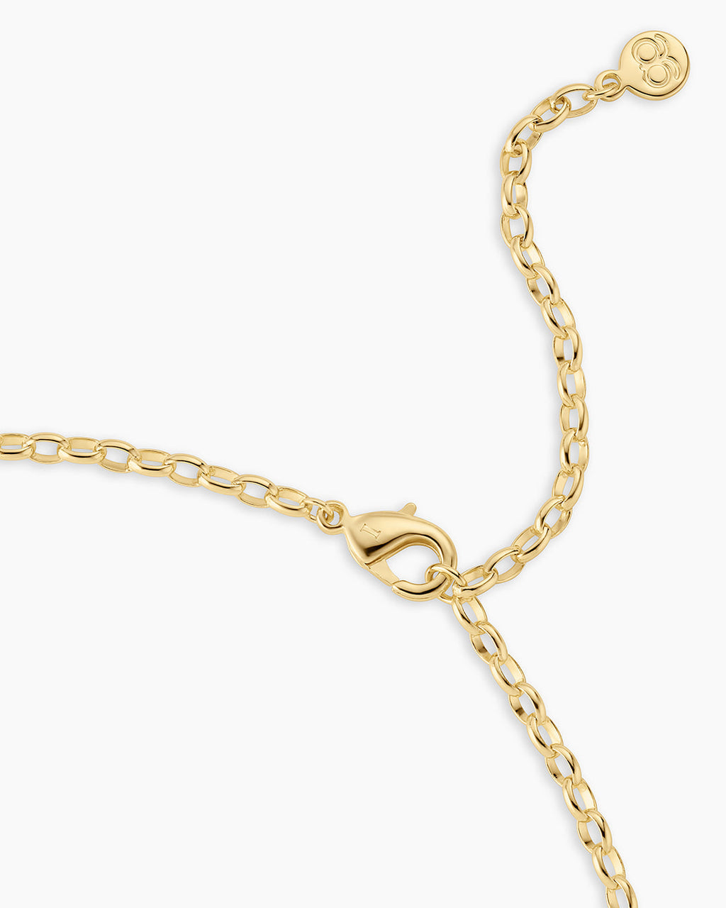 Campbell Heart Charm Necklace || option::18K Gold Plated, Green