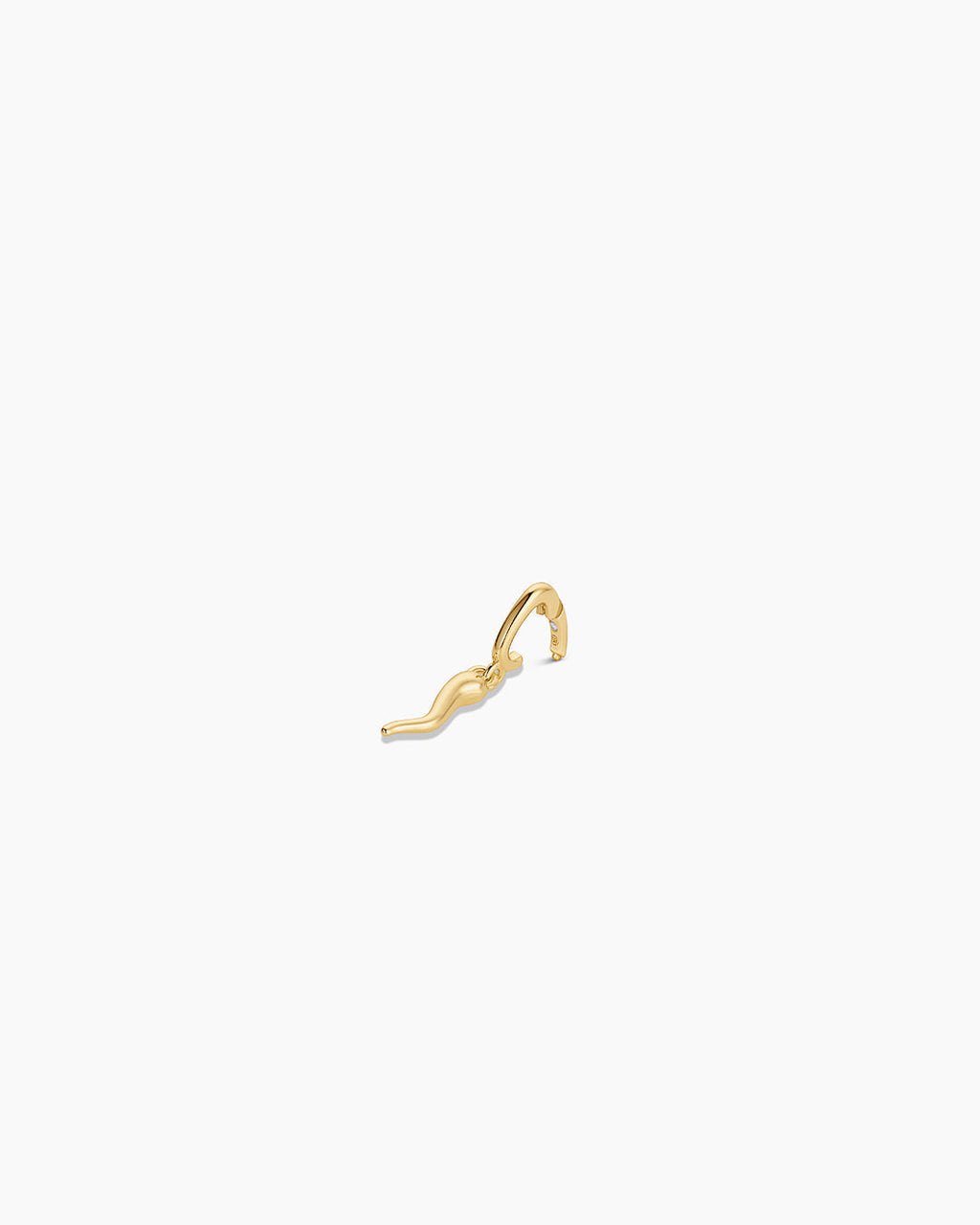Italian Horn Parker Charm || option::18K Gold Plated